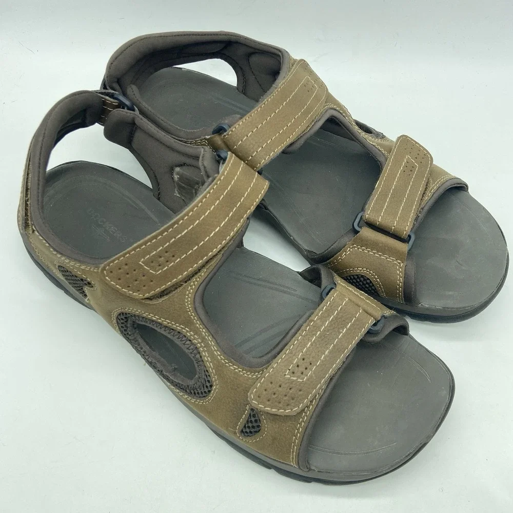 Dockers Men's 11M Dark Tan Newpage Sport Sandals Comfort Outdoor Casual Gorpcore